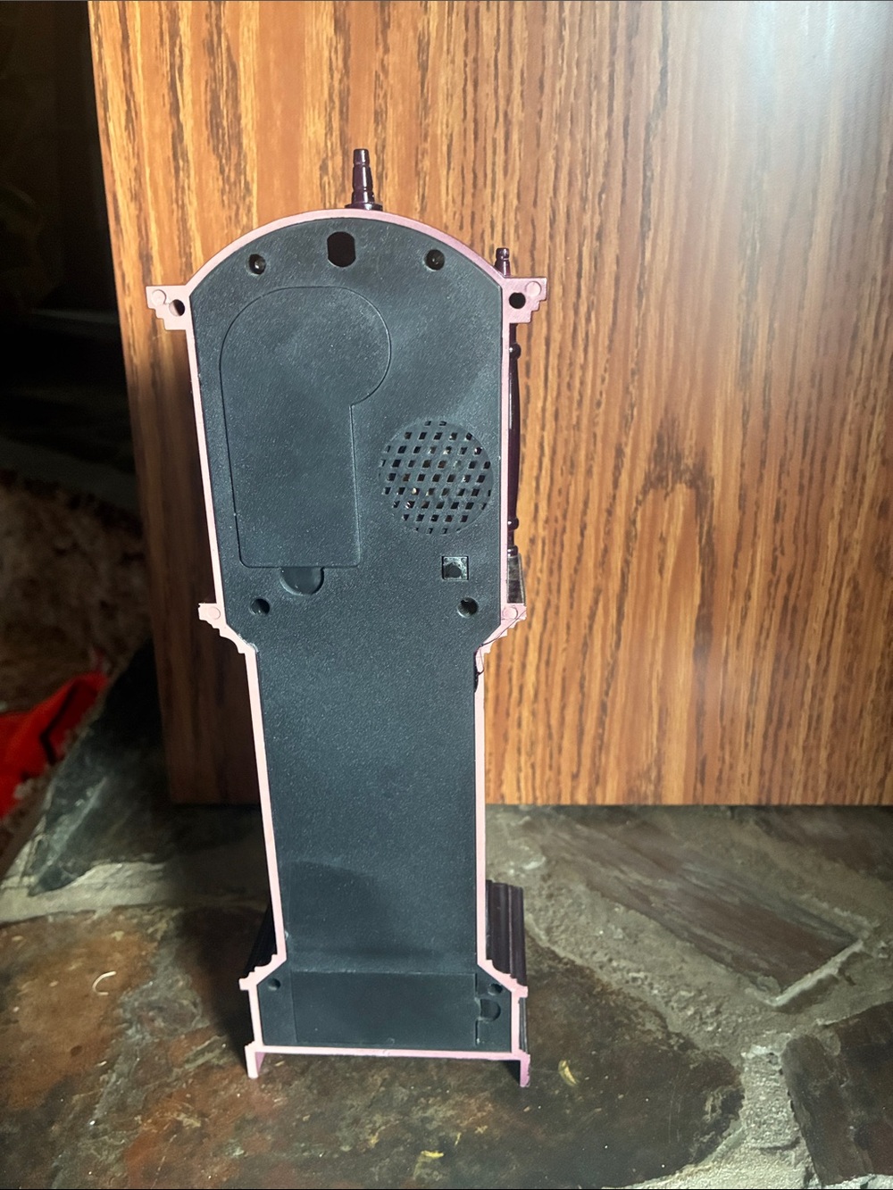 Miniature grandfather clock battery operated - Picture 3 of 4